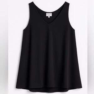 Armani Collezioni Black A-Line Swing Top | Made in Italy | Size 10